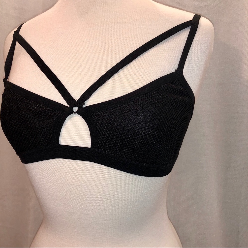 Iridescent Black Bralette - Picture 2 of 3